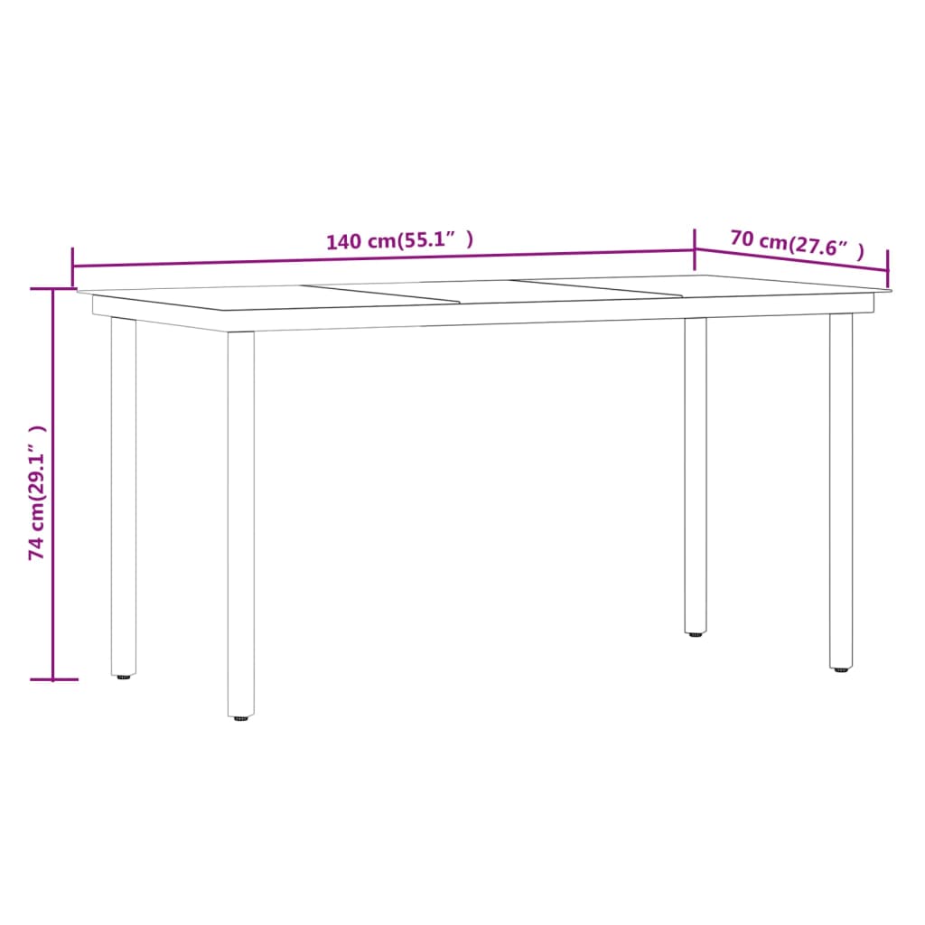 Ensemble de salle à manger de jardin meuble extérieur avec coussins 5 pièces gris