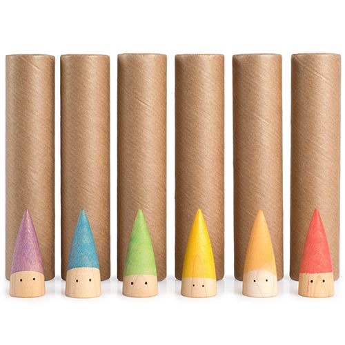 Grapat poppetjes in koker - baby sticks - 6st