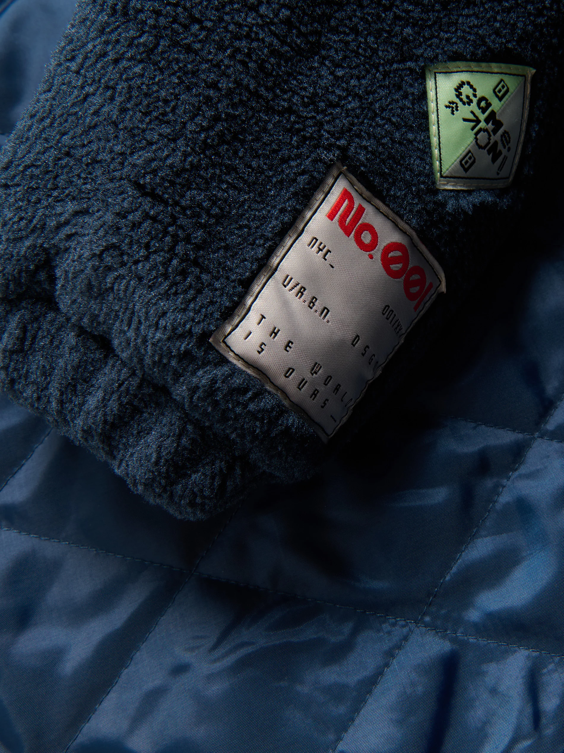 Sherpa‑Jacke mit Stehkragen