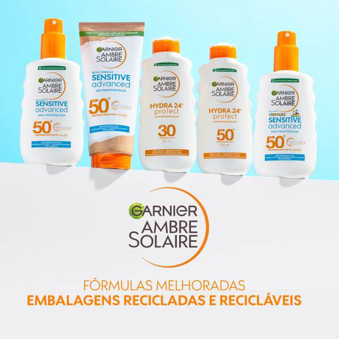 AMBRE SOLAIRE Leite Sensitive Advanced FPS50+ - 400ml