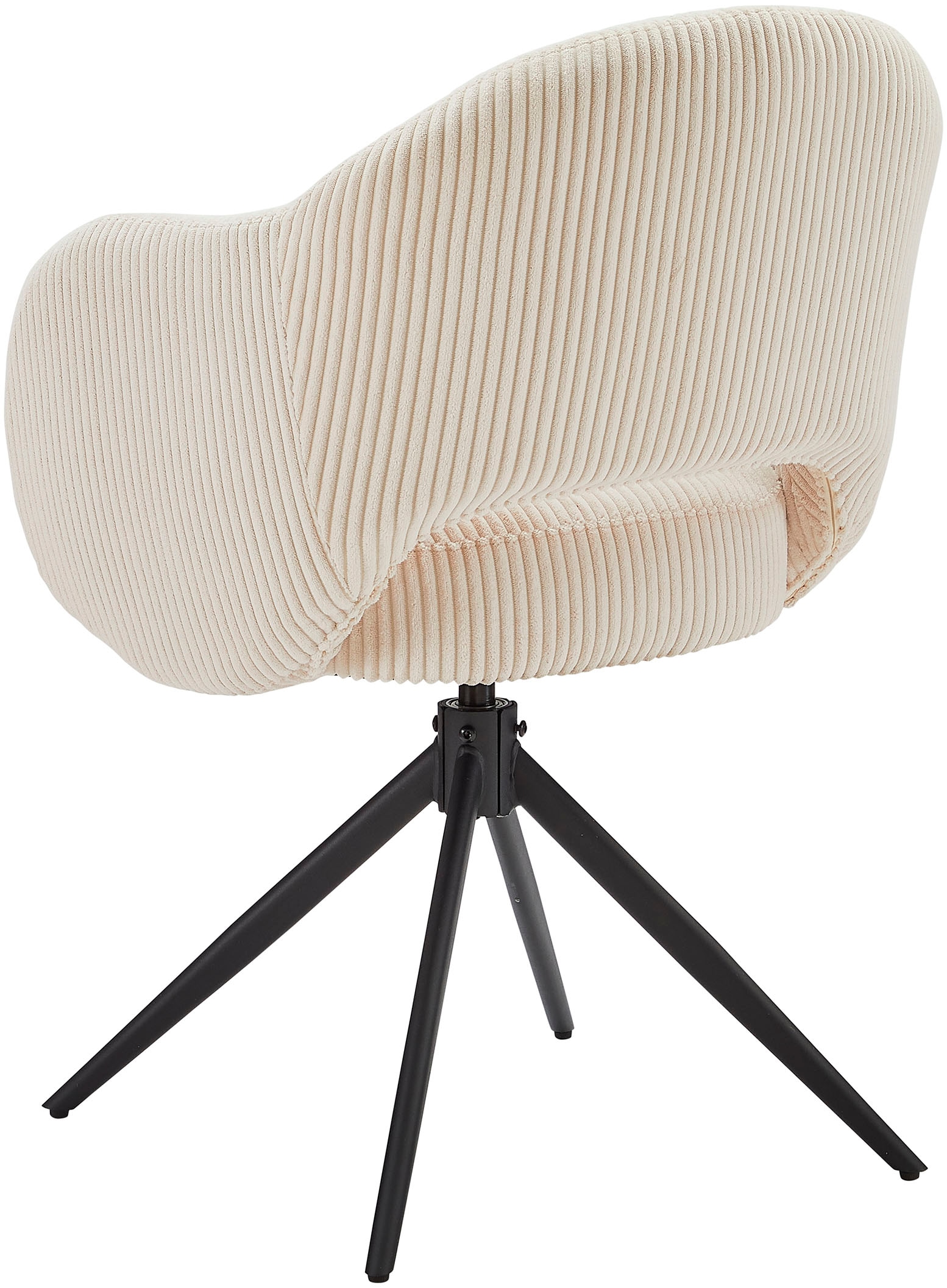 SalesFever Armlehnstuhl »Manchester Cord-Bezug« () 1 Stk.mit 360° Drehfunktion