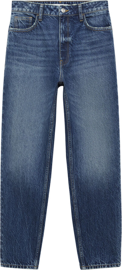 MANGO Mom2000 high-rise jeans Open blue