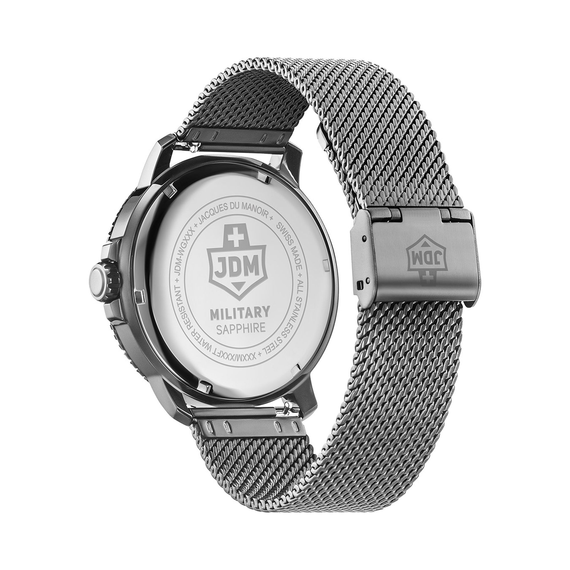 JDM Military Herren Armbanduhr Tango 2020 Edelstahl JDM-WG008-06
