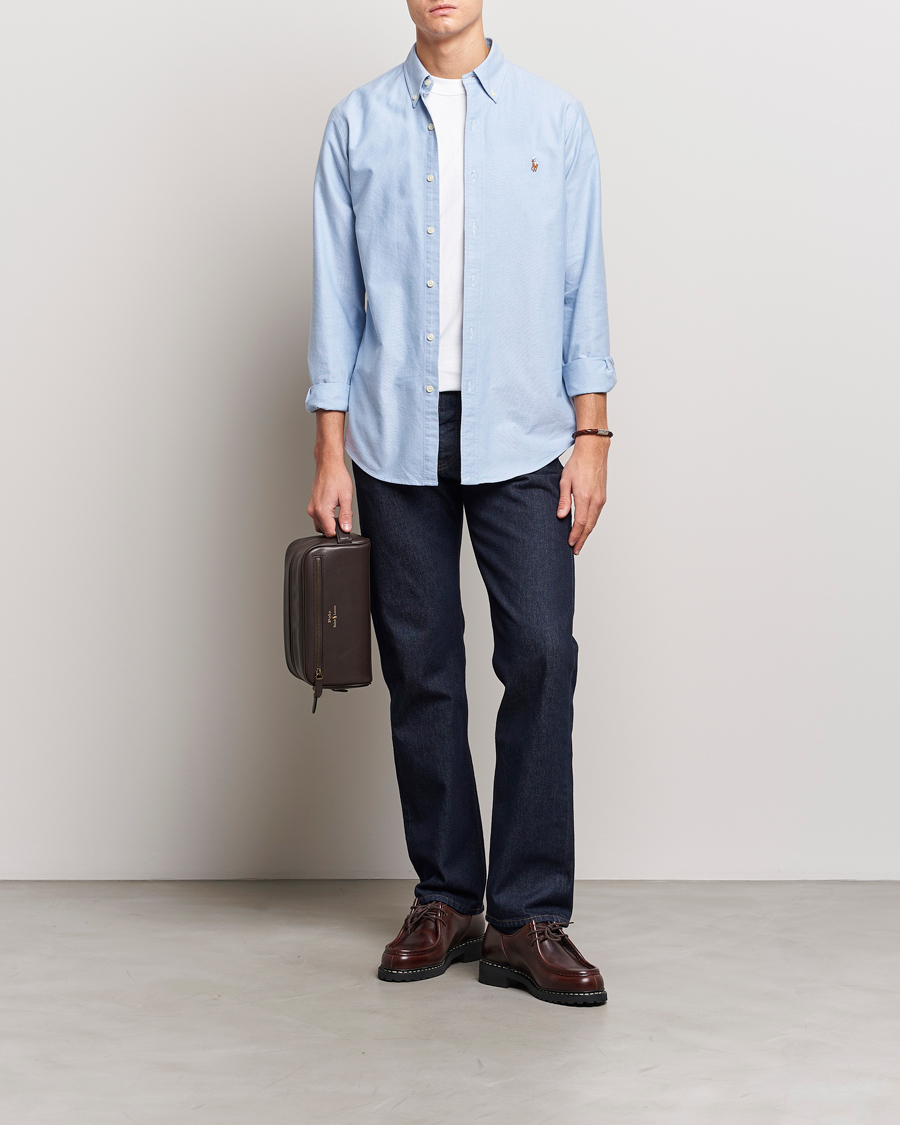 Polo Ralph Lauren Custom Fit Oxford Shirt Blue
