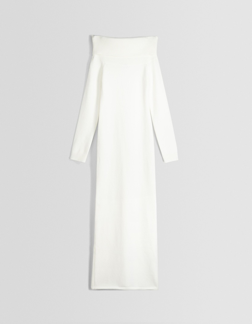 Vestido midi Bardot