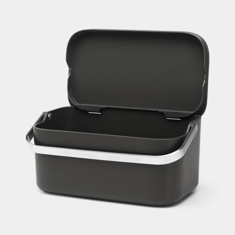 SinkSide Aanrecht afvalbakje, 1.8L - Dark Grey