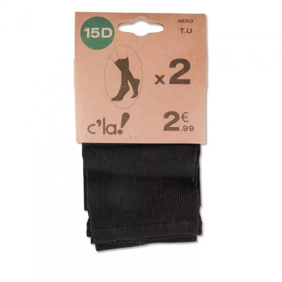 Chaussettes NOIR C LA