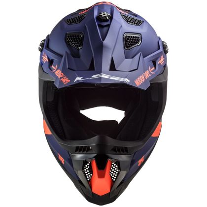 Casque cross LS2 MX700 - SUBVERTER EVO - CARGO MATT BLUE FLUO ORANGE 2023 - Bleu / Orange