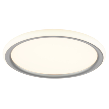 Brilliant LED plafondlamp Carloz zilver Ø30 cm