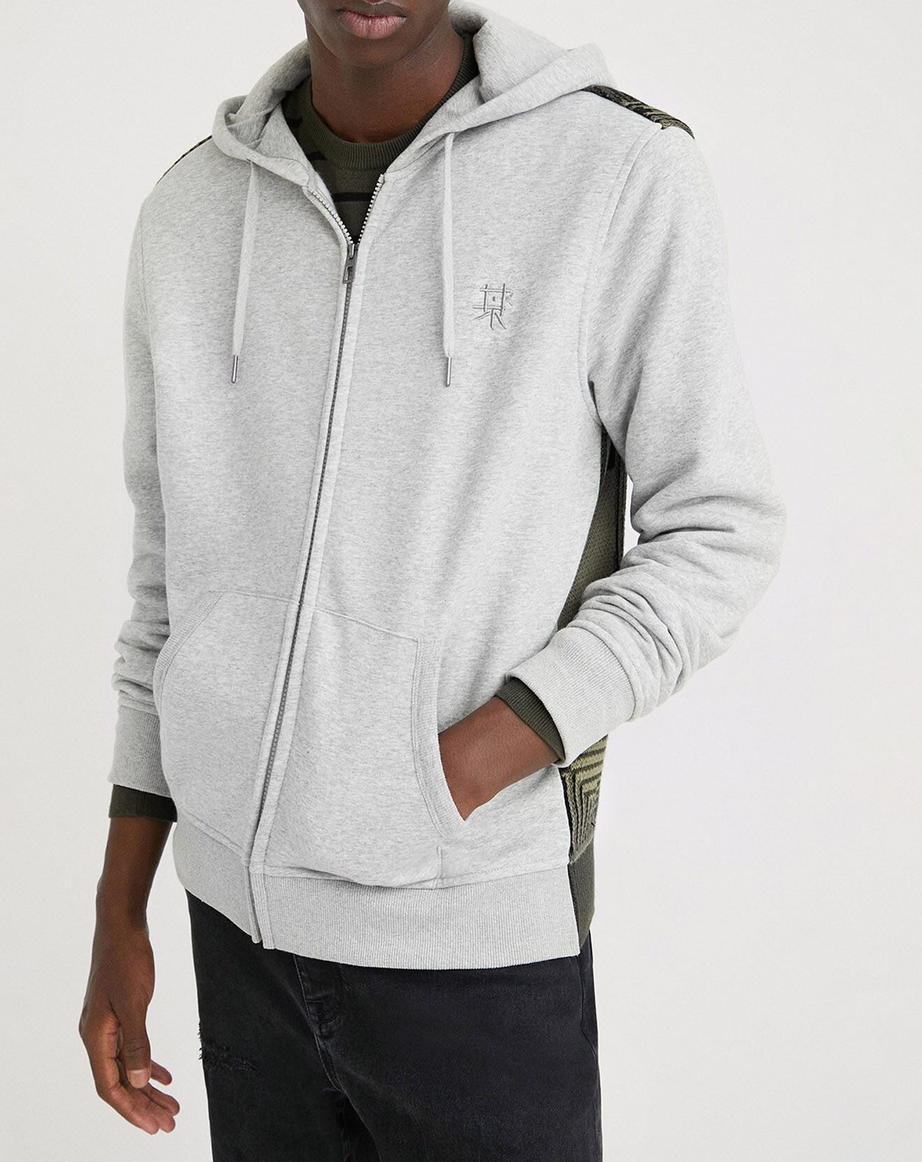 Desigual Sweat Nathan gris clair