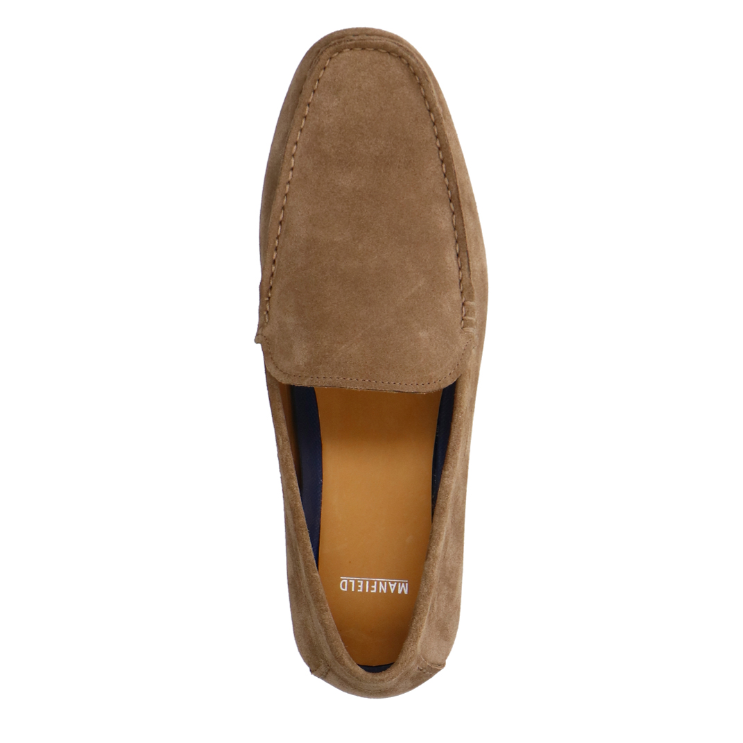 Taupe suède loafer