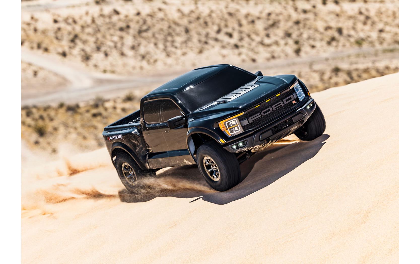 Short Course Truck Ford F-150 Raptor R Schwarz, ARTR, 1:10<br>Scale Off-Road Ford F-150 Raptor Pick-up RC Modell mit Brushless Antrieb