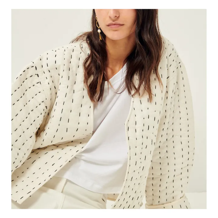Sessùn Veste Matelassée Monia | Ecru