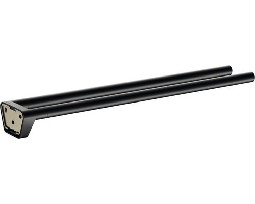 KEUCO REVA Black Selection vaste handdoekhouder, mat zwart, 12818370000