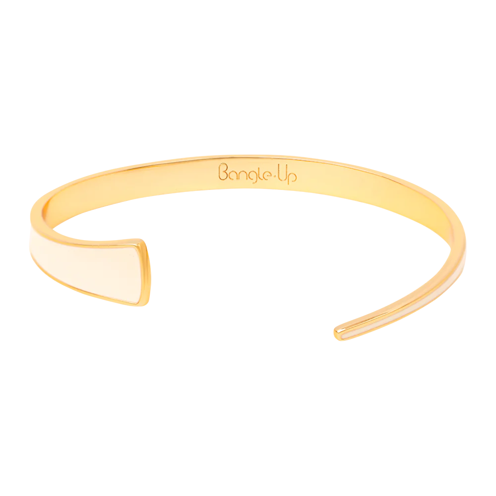 Bangle Up  Tara armbånd - Blanc Sable/White Sand