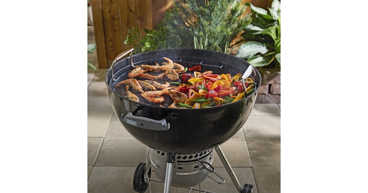 WeberFull-Size Plancha - Voor houtskoolbarbecues 57 cm grillplaat  (Zwart)