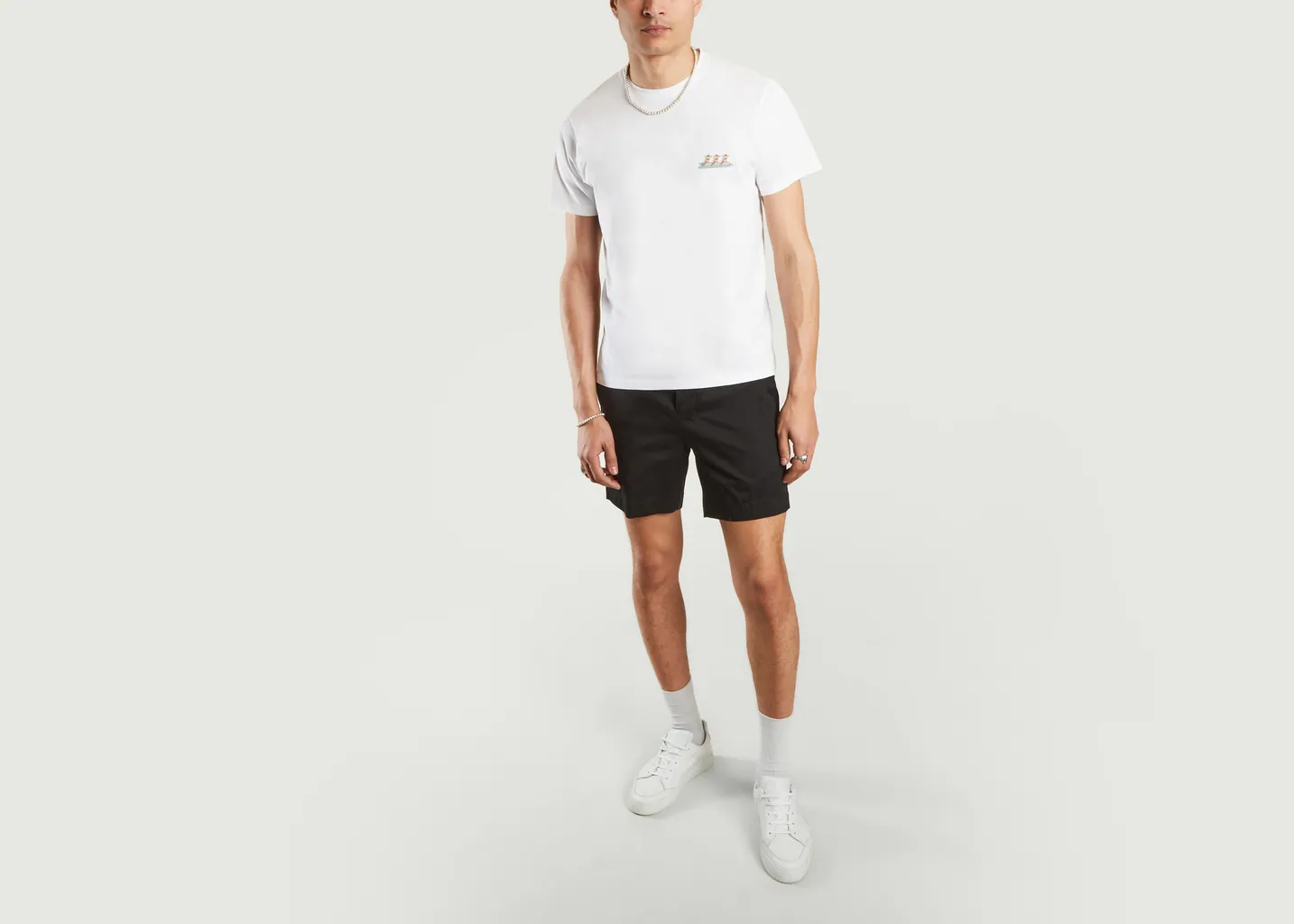 T-shirt en coton bio imprimé surfeuses Noa Cuisse de Grenouille