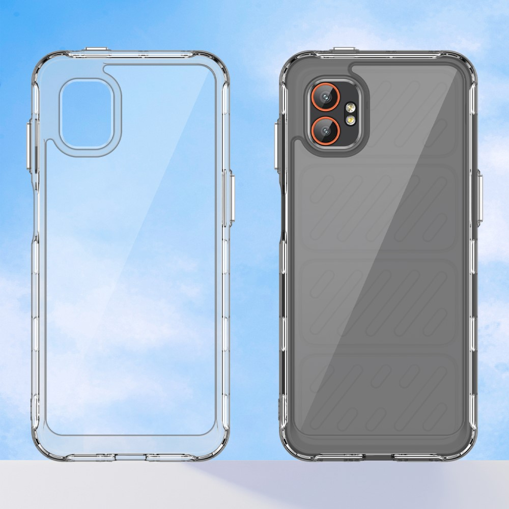 Samsung Galaxy Xcover7 Pro Hybrid Hülle TPU Bumper   Acryl Rückseite - Transparent