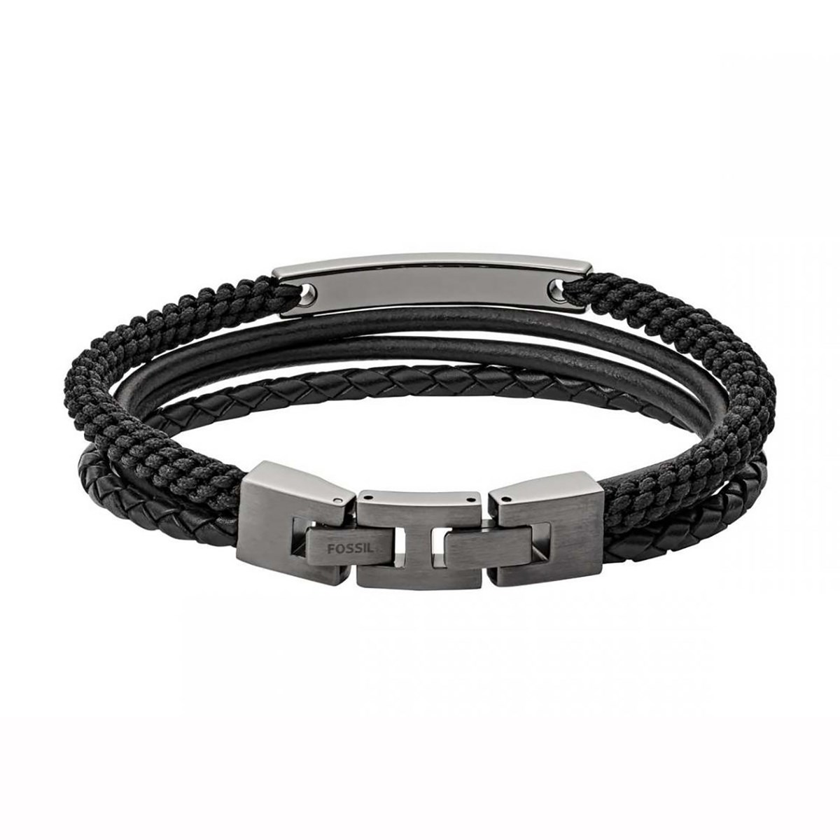 Bracelet homme Fossil Vintage casual multi-rangs