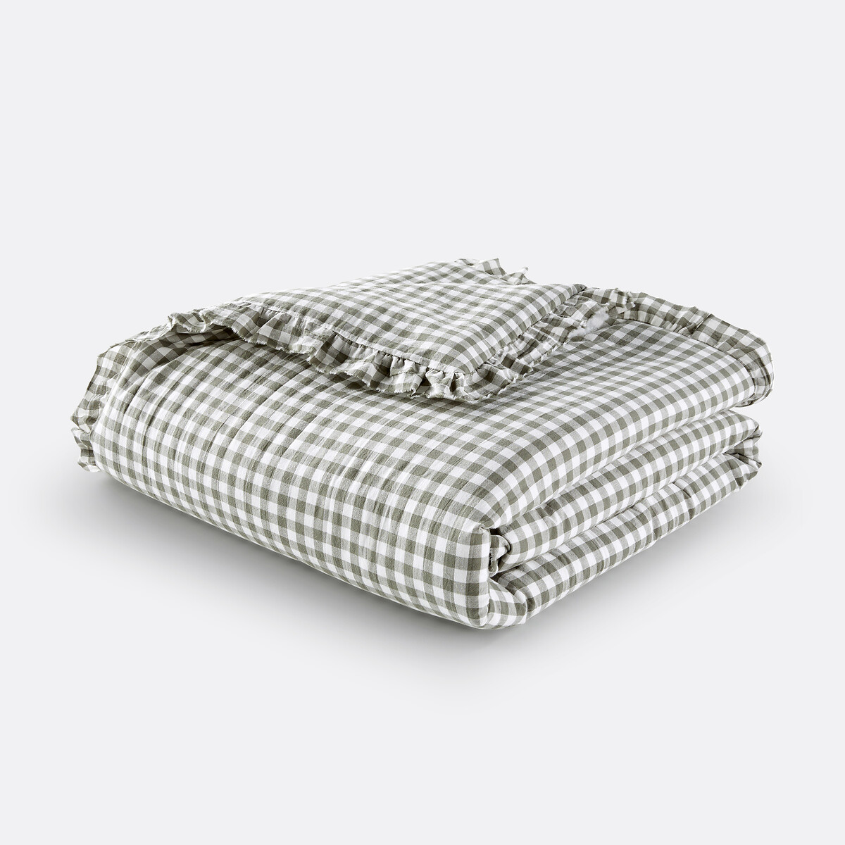 LA REDOUTE INTERIEURS<br>Berço acolchoado de algodão Vichy, Georgette