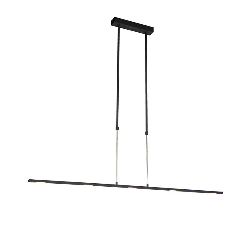 Moderne hanglamp zwart incl LED dimbaar - Bold