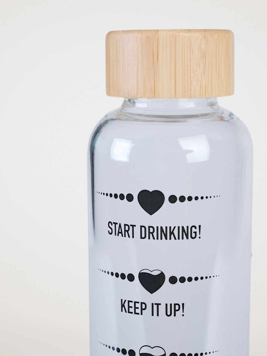 Drikkeflaske transparent - 550ml