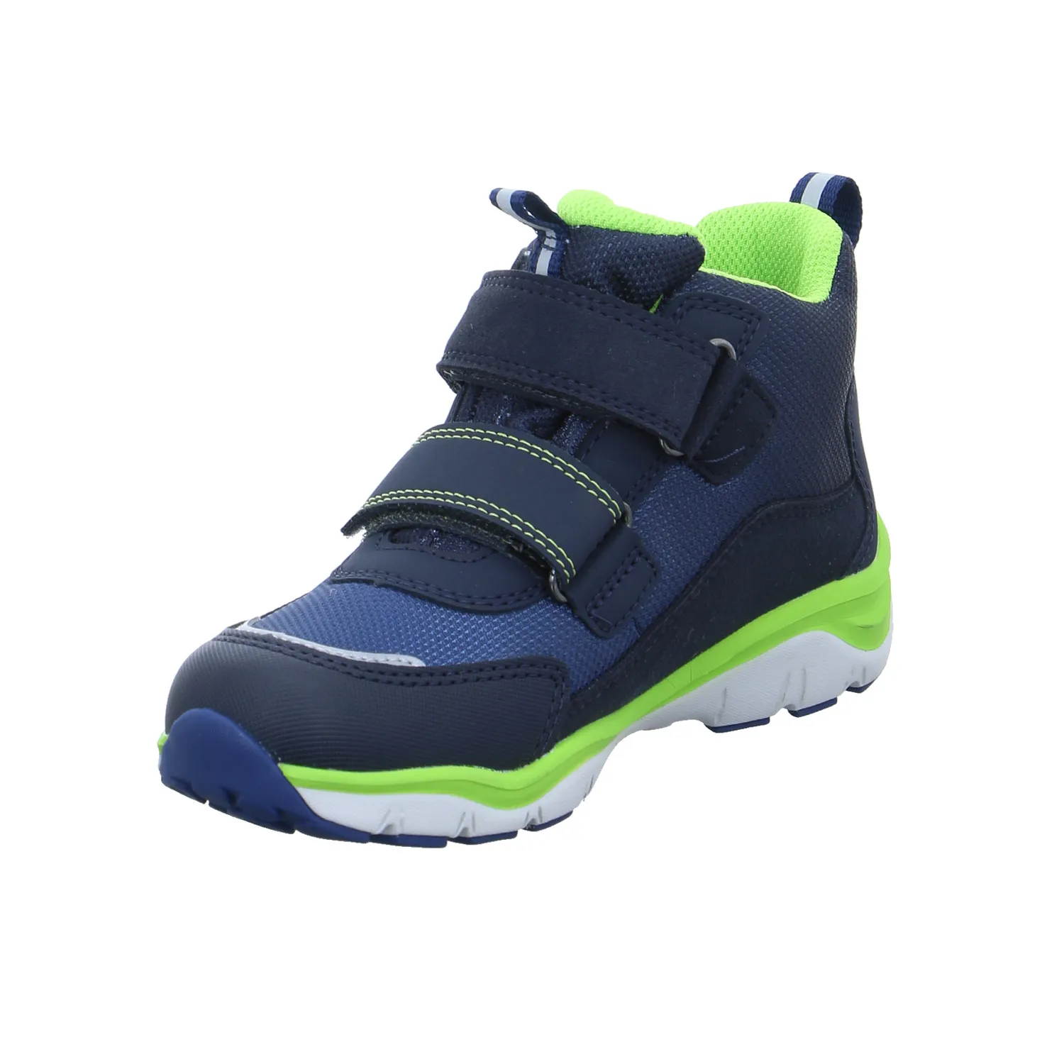 SUPERFIT Kleinkinder-Halbschuh Klett Blau Textil  Sneaker high