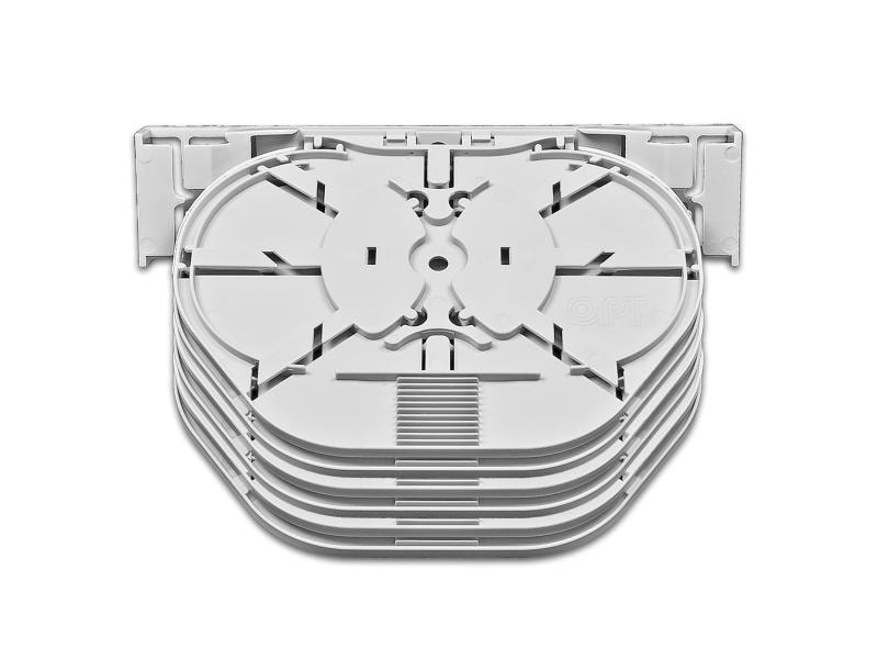 Lightwin Spleisskassette für LFC Muffen, 6 Kassetten für 72 Spleissmodul für LFC Muffen mit 6 Compact Tray Kassetten (CT), max. 72 Fasern, C