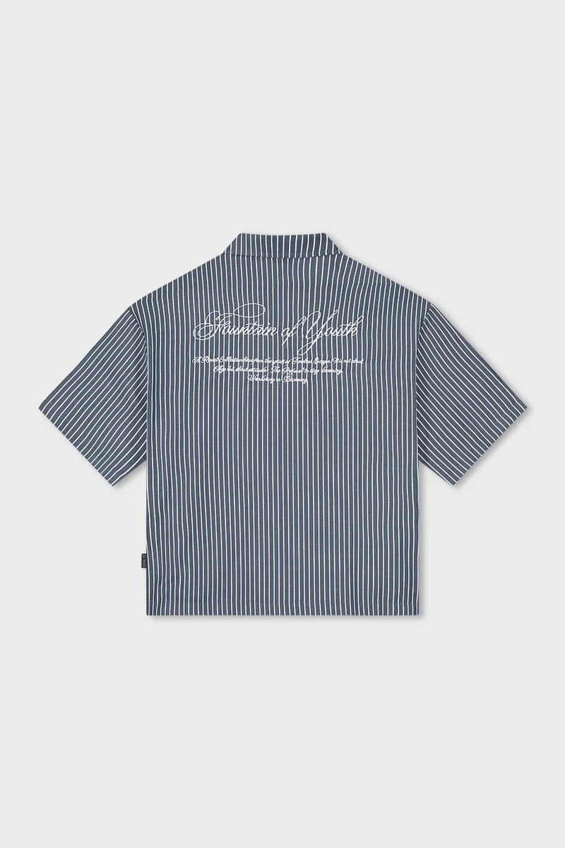 Equalité Sky Boxy Shirt Dames Donkerblauw