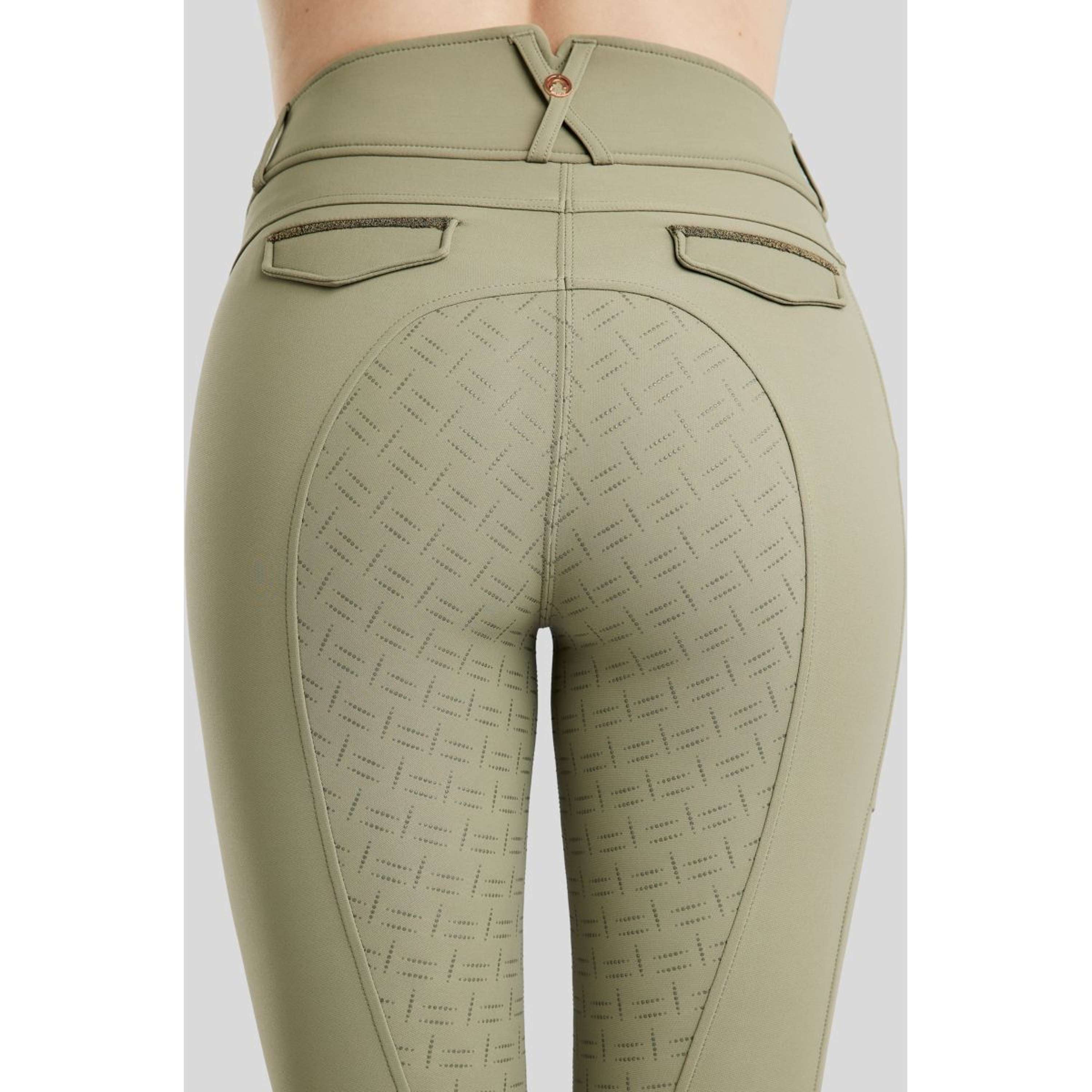 Montar Rijbroek MoGlenda Full Grip Dusty Green