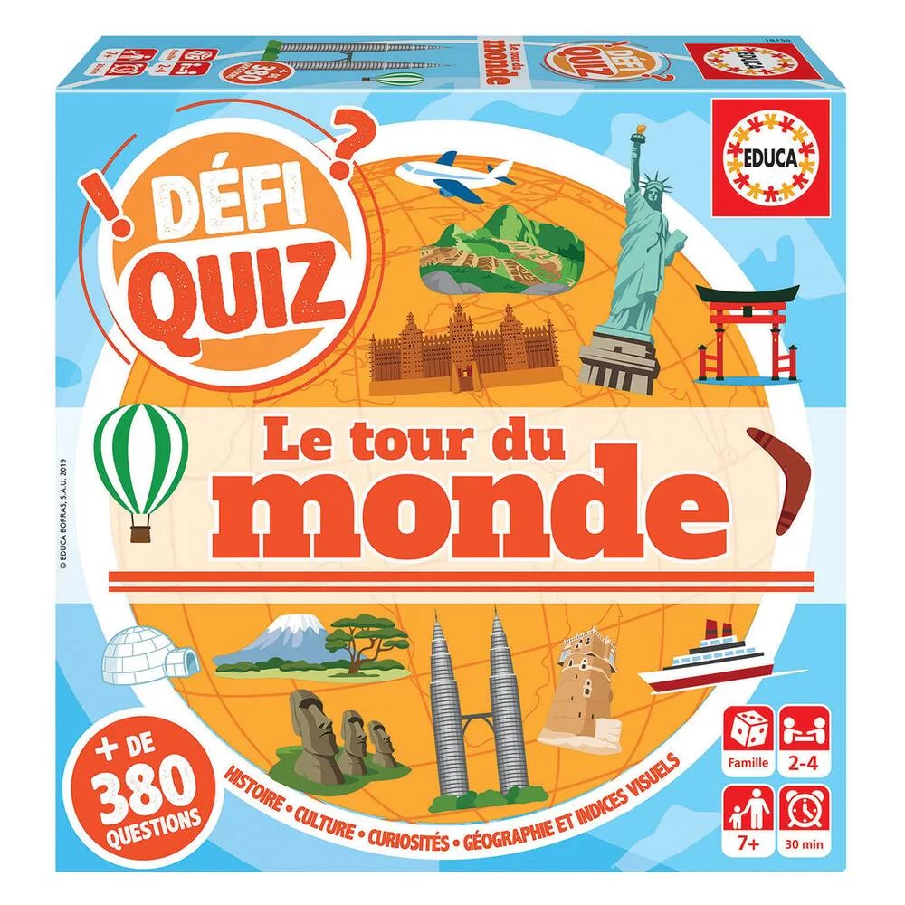 DEFI QUIZ LE TOUR DU MONDE