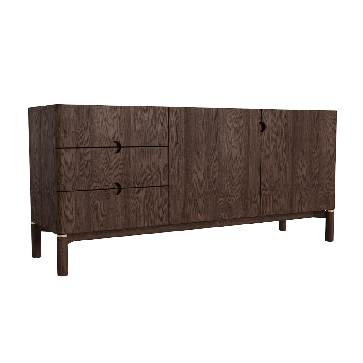 Tulum Dressoir - Donkerbruin