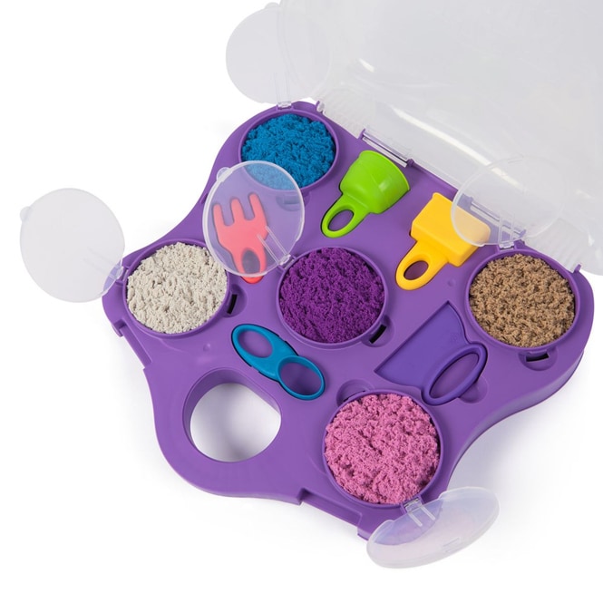 Kinetic Sand - Farbspiel Koffer