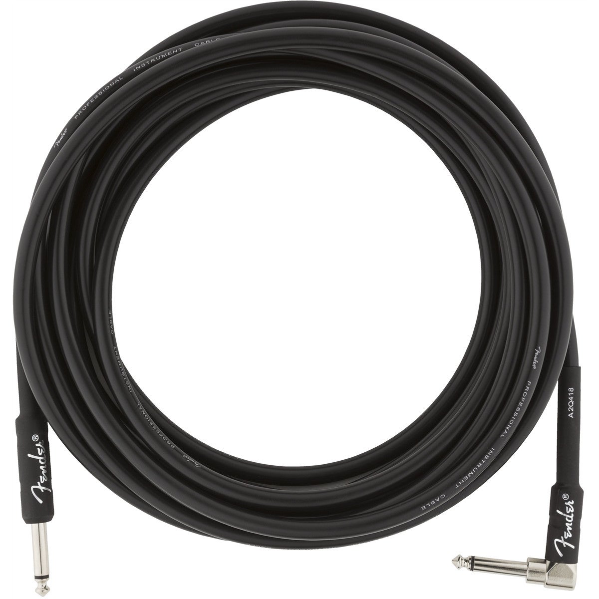 Fender Professional Series Black jackkabel 5.5m haaks