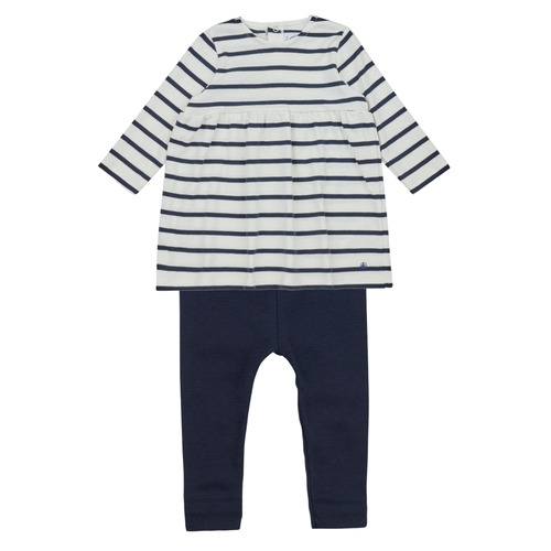 Petit Bateau - LEOPOLDINE - Marine / Blanc