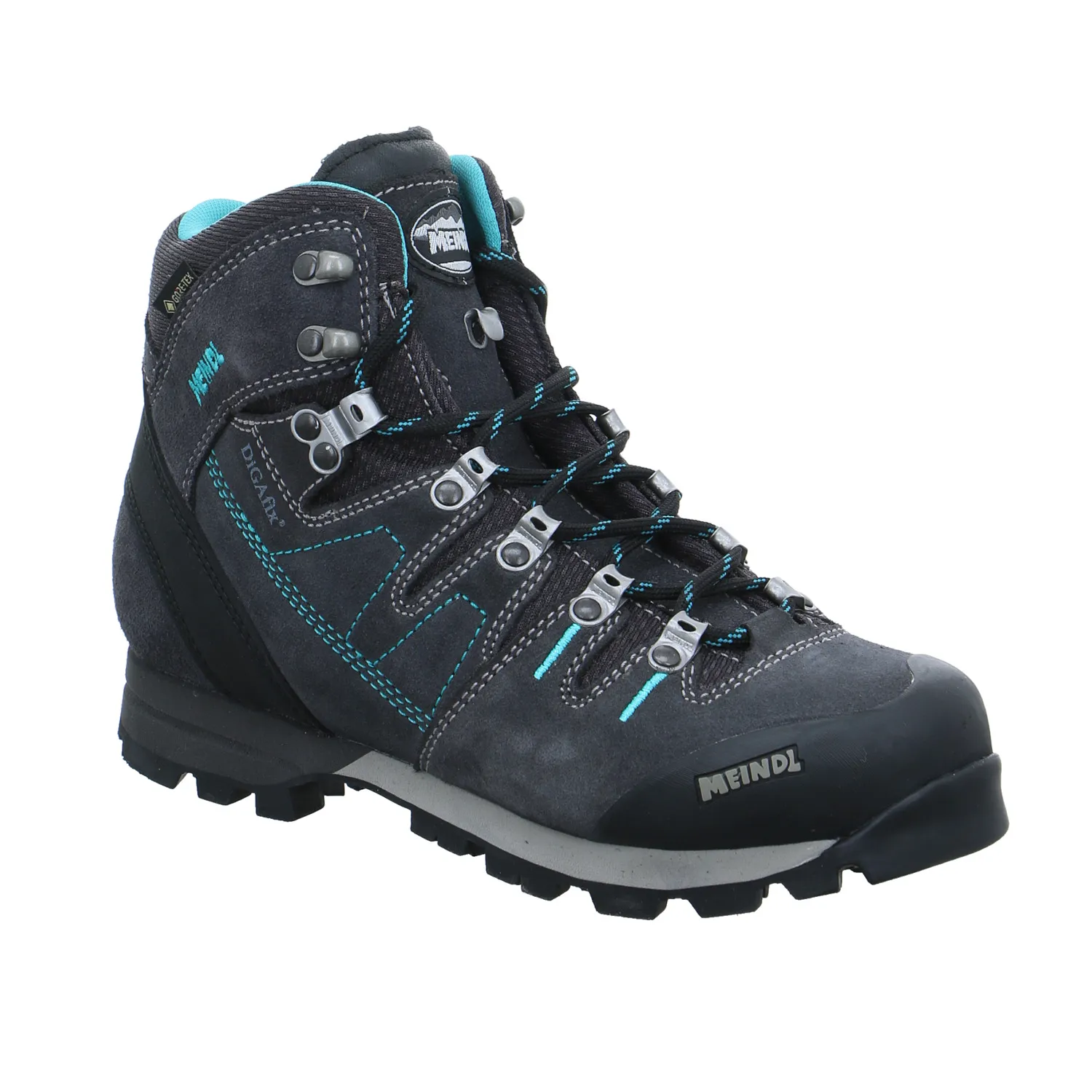 MEINDL Wander- Bergschuh Damen Grau Leder  Gore-Tex