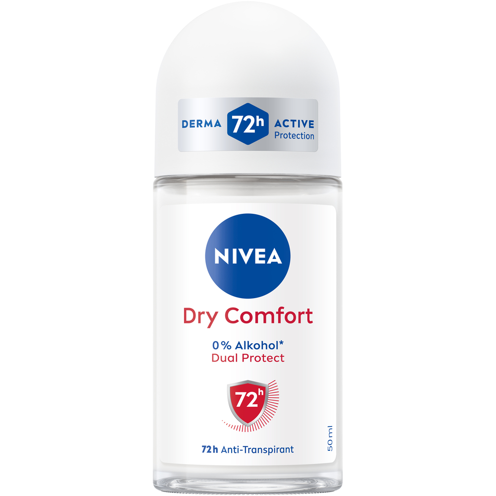 Nivea Deo Dry Comfort<br>50 ml, Roll-on, Roll-on, Female