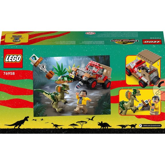 L'embuscade du dilophosaure Lego Jurassic Park 76958