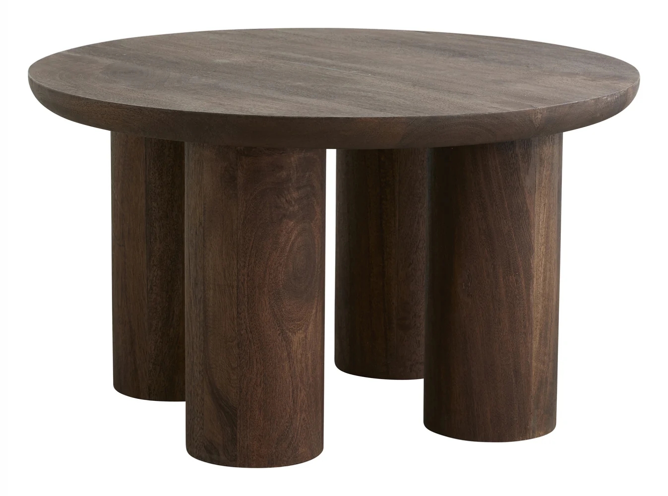 Nordal  Helin, sofabord, Dark Brown - Ø70 x H40 cm.