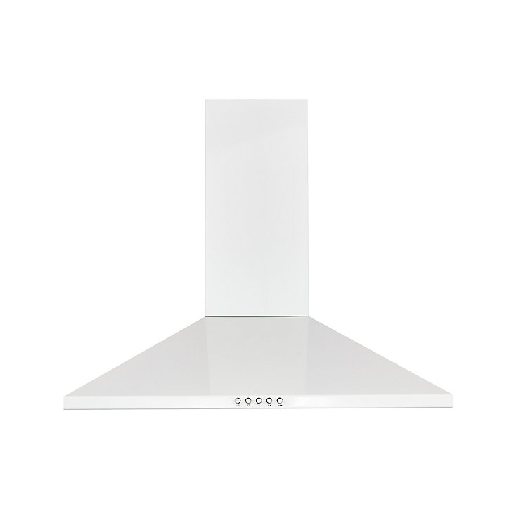 Hotte trapèze Cooke & Lewis CHW60 blanc, 60 cm