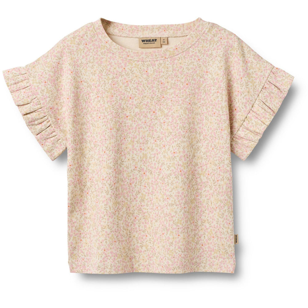 Køb Wheat Coral Flowers T-shirt S/S Ally