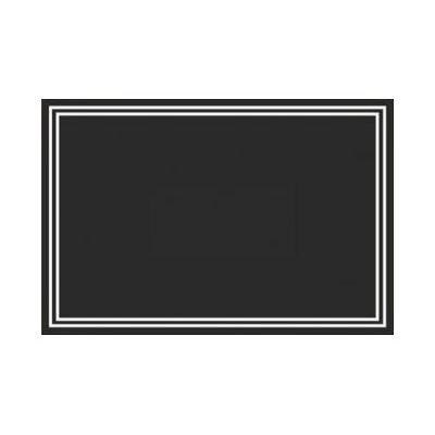Bequet - 10 Étiquettes Ardoisine noires recto/verso - 20 x 15 cm - sans attache