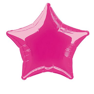 Ster Helium Ballon Roze Leeg 50cm