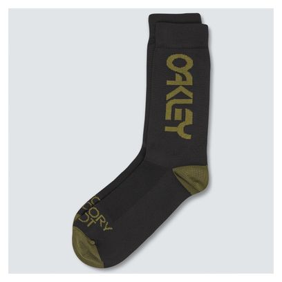 Chaussettes Oakley Factory Pilot Noir/Vert