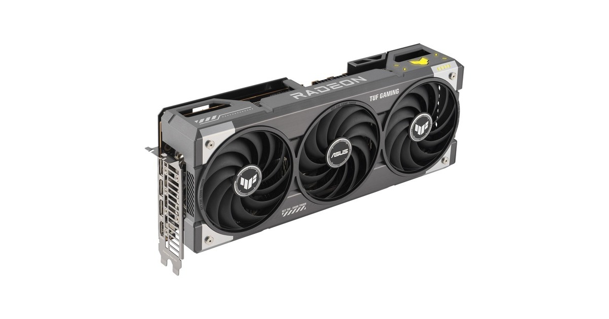 ASUSTUF Gaming Radeon RX 9070 OC grafische kaart  (Grijs, 3x DisplayPort, 1x HDMI, RDNA4)