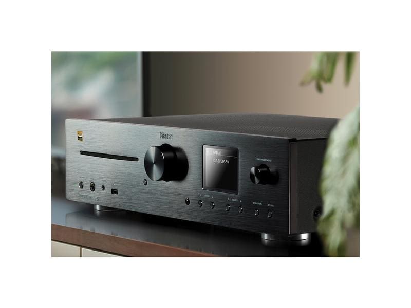 Magnat Stereo-Receiver MC 400 Schwarz High-End Stereo Netzwerk/CD/DAB -Receiver mit 200 Watt Maximal-Ausgangsleistung in Hi-Res Qualität