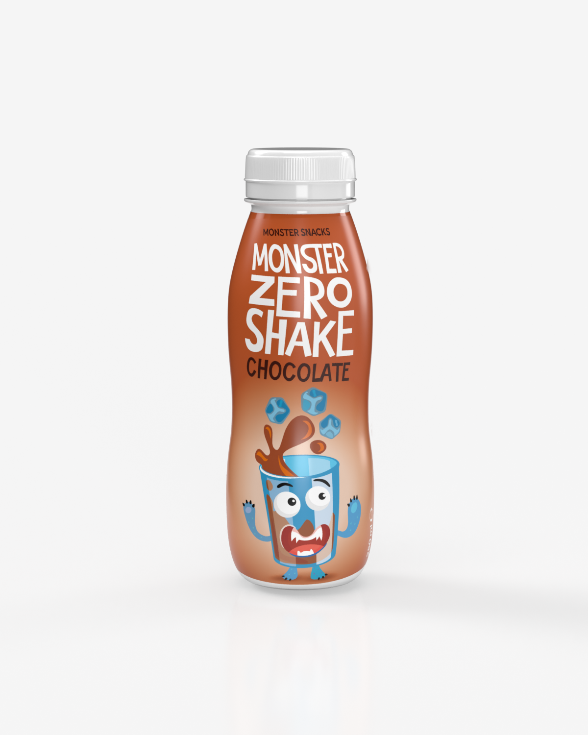Monster Zero Shake - Chocolate 8x250ml - PAKKETILBUD!