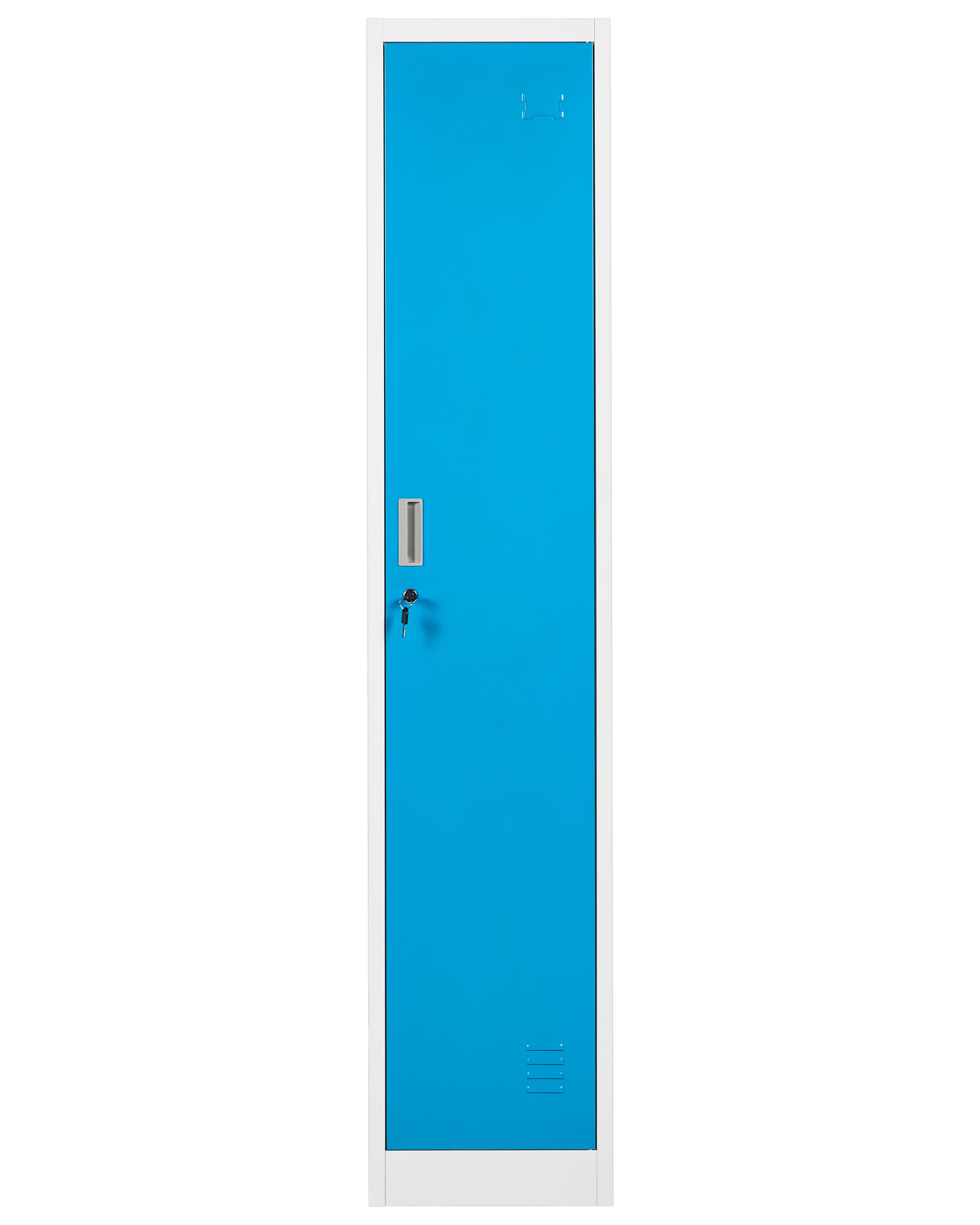 Locker met 1 deur ATHLETE Metaal Wit/blauw