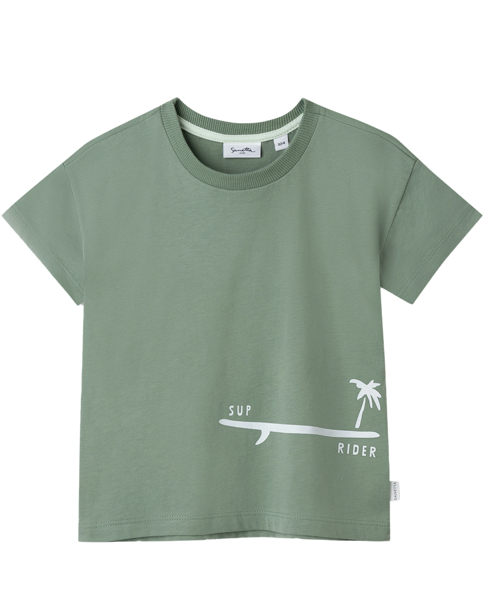 T-Shirt SUP RIDER in basil