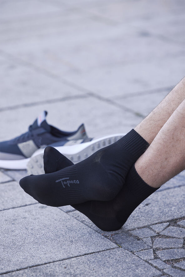 Topeco Topeco Sport Socks Mid Cut 01 black